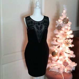 Arden B. Black Cut Out Dress